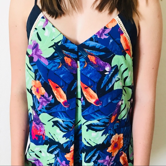Adelyn Rae Hawaiian Print Crepe Dress - Picture 9 of 9